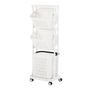 ORGANIZADOR DE ROPA CON 3 CANASTAS 25 KG BLANCO