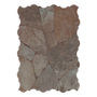 MURO CERÁMICO ESMALTADO TERRAZO CAFÉ VITROMEX 35.7 X 50.2 CM 1.72 M2 POR CAJA