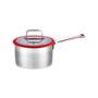 CAZO ACERO INOXIDABLE 18CM O 2.7L TAPA DE CRISTAL