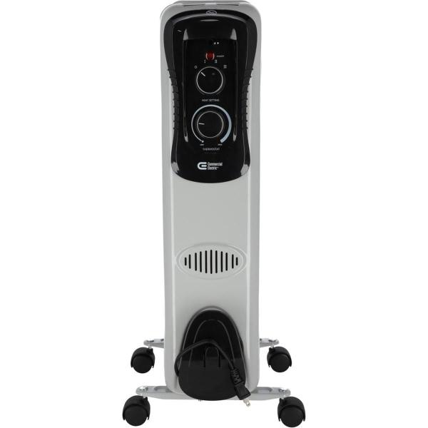 CALEFACTOR NY1507-17LA ELÉCTRICO 1500 WATTS NEGRO