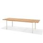 MESA RECTANGULAR EXTENSIBLE BENDIGO ALUMINIO BLANCO