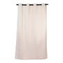 CORTINA DECORATIVA POLIÉSTER MIEL/ACERO 210 X 135 CM