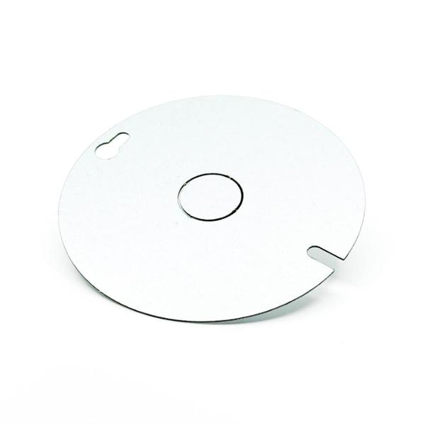 TAPA CIEGA REDONDA GALVANIZADA 4"