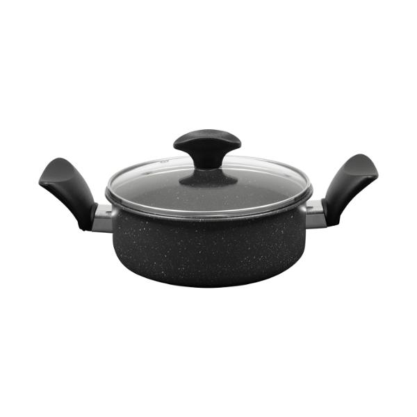 CACEROLA ANTIADHERENTE EKCO ADVANCE 18 CM NEGRO