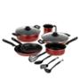BATERÍA DE COCINA 12PZ ROJO EKCO CON ANTIADHERENTE