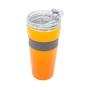 TERMO BUILT DE 709 ML COLOR AMARILLO DE ACERO INOX