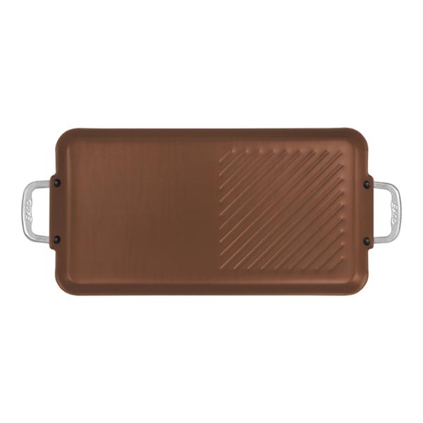 PLANCHA DE DOBLE QUEMADOR EKCO CON ANTIADHERENTE