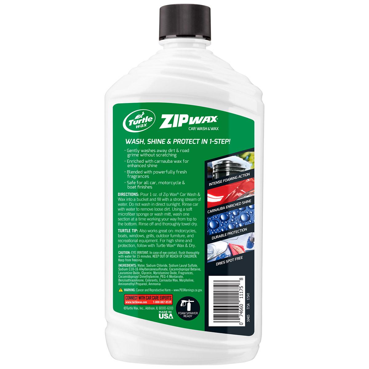 SHAMPOO CON CERA ZIP WAX 473 ML TURTLE WAX | The Home Depot México ...