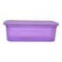 CAJA DE PLÁSTICO CON TAPA 10.7 X 34 X 20 CM MORADO