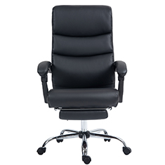 homemake silla de oficina 68x70x123cm negro