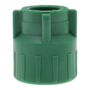 CONECTOR HEMBRA 20 MM X 1/2 DE PULGADA VERDE AQUAPLAS