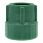 CONECTOR HEMBRA 25 MM X 3/4 DE PULGADA VERDE AQUAPLAS
