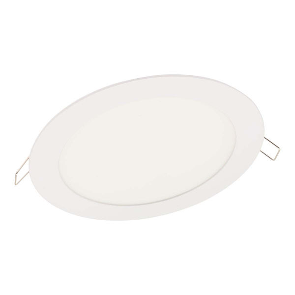 LUMINARIO FLAT 6" BLANCO LED 12W 4 PZAS