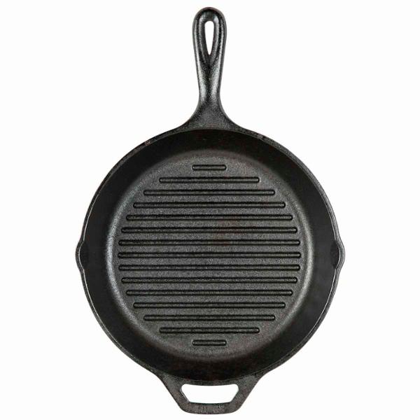 SARTÉN GRILL REDONDO HF NEGRO 26CM LODGE