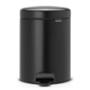 BOTE BASURA NEWI ACERO/PLAS NEGRO 5L BRABANTIA
