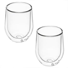corkcicle set 2 vasos vidrio doble pared 355ml corkcicle