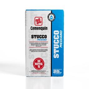 STUCCO BLANCO MEDIANO CEMENQUIN 25 KG