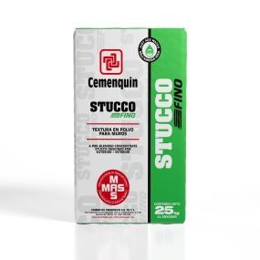 STUCCO BLANCO FINO CEMENQUIN 25 KG