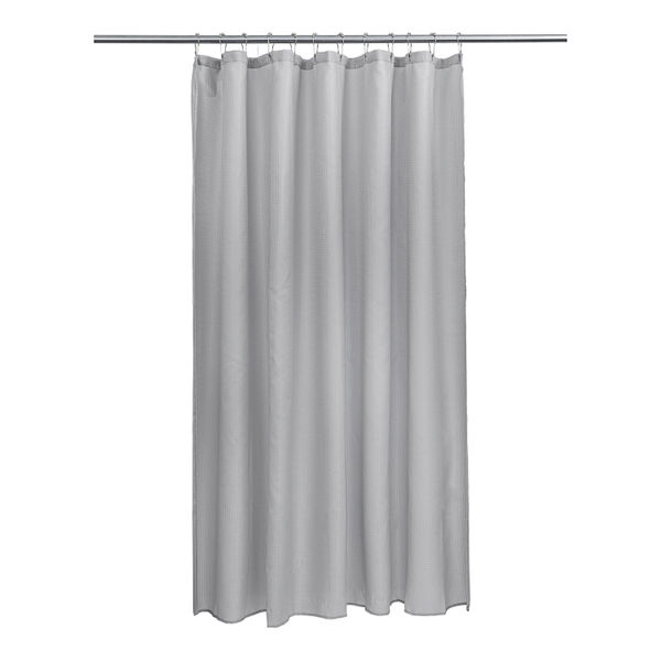 CORTINA PARA BAÑO JACQUARD GRIS CLARO