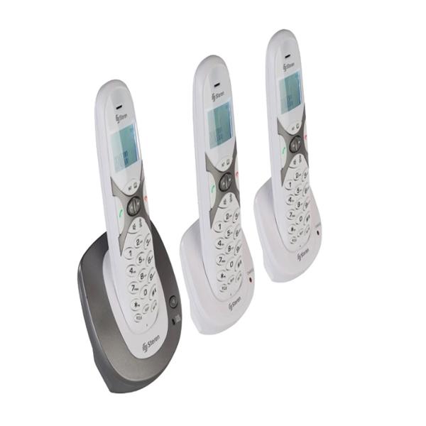 TELÉFONO INALÁMBRICO DECT 6.0 CON 2 EXTENSIONES ADICIONALES