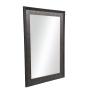 ESPEJO DECORATIVO DOBLE MARCO 60x90CM CAFÉ