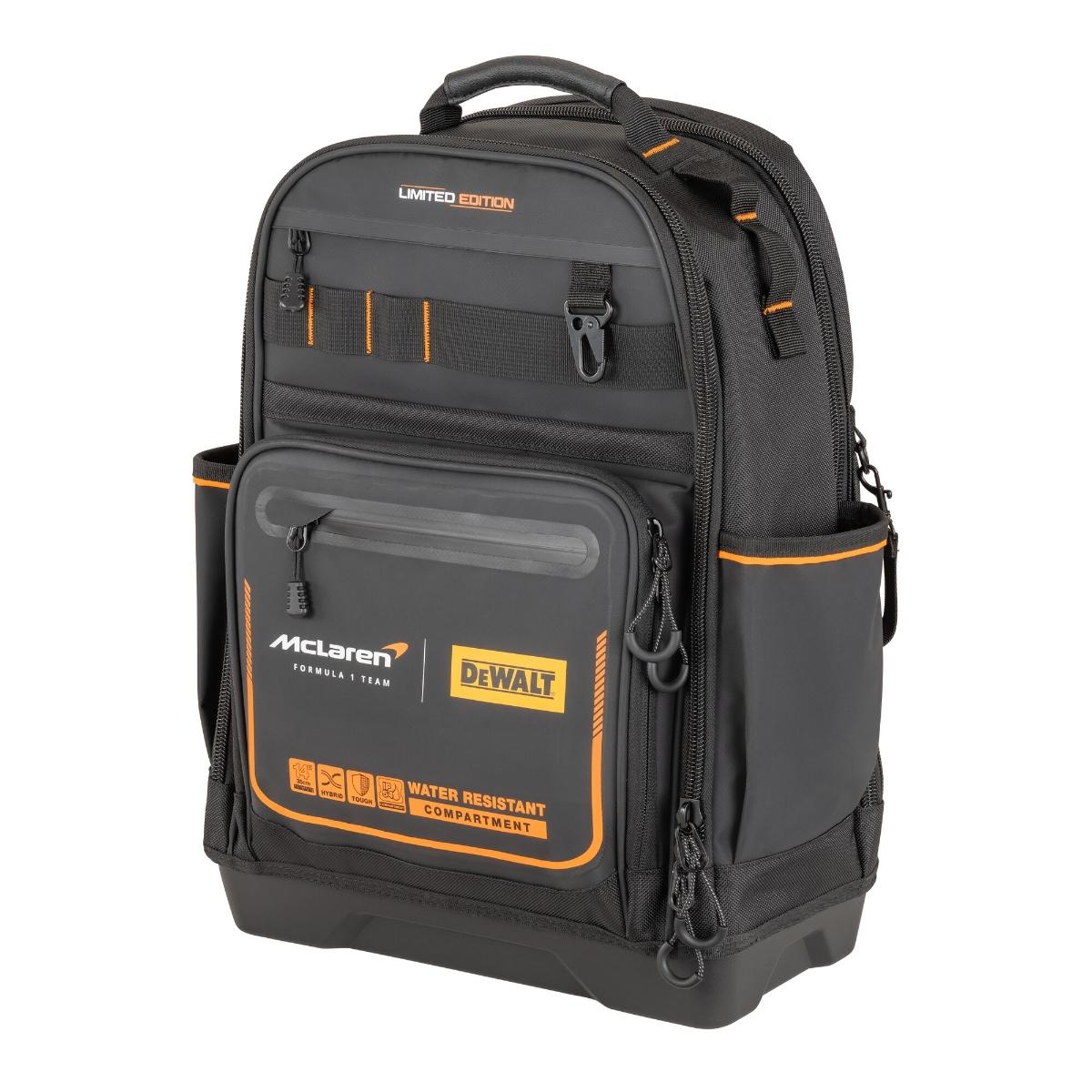 Mochila dewalt edición mclaren