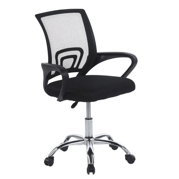 SILLA ESSENTIAL DE OFICINA 1 PIEZA NEGRO
