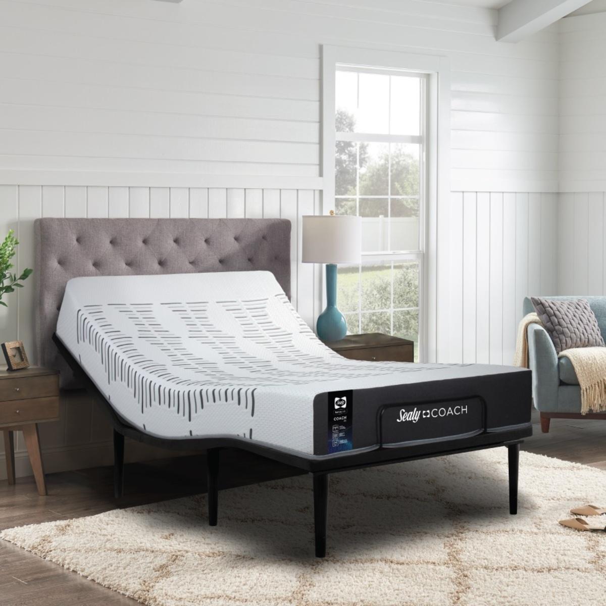 Set de colchón coach pro con base eléctrica ajustable individual