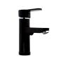 LLAVE MEZCLADORA MONOMANDO PARA LAVABO NEGRO 24 X 6 X 16 CM ABS