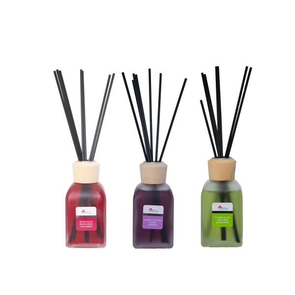 PACK 3 MIKADO 100 ML FRUTOS ROJOS, LAVANDA SILVESTRE, TE VERDE Y LIMA