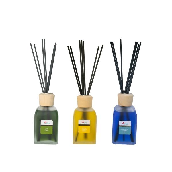 PACK 3 MIKADO 100 ML VAINILLA, BAMBU, BRISA MARINA