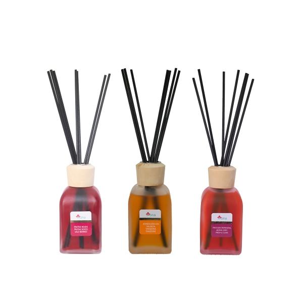PACK 3 MIKADO 100 ML FRUTOS ROJOS, ATARDECER EN VALENCIA, FRESCURA PRIMAVERAL