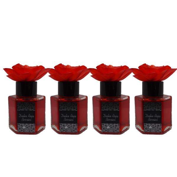 PACK 4 FLOR 50 ML FRUTOS ROJOS