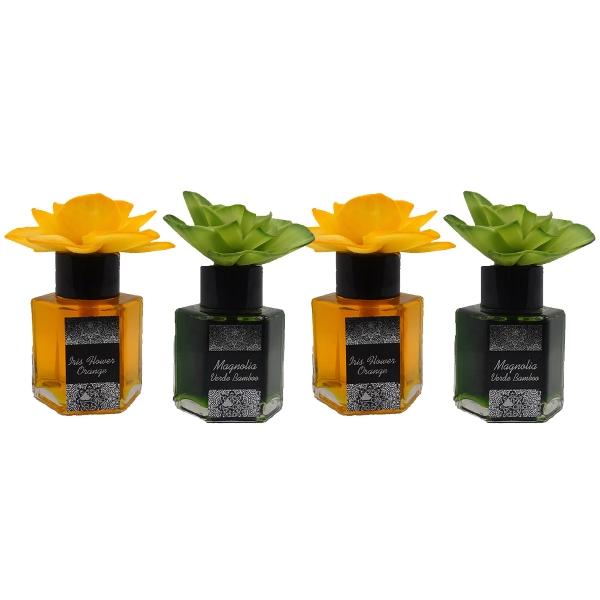 PACK 4 FLOR 50 ML BAMBU, CITRICO Y BERGAMOTA
