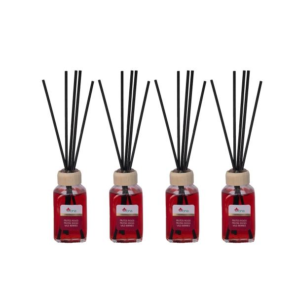 PACK 4 MIKADO 50 ML FRUTOS ROJOS