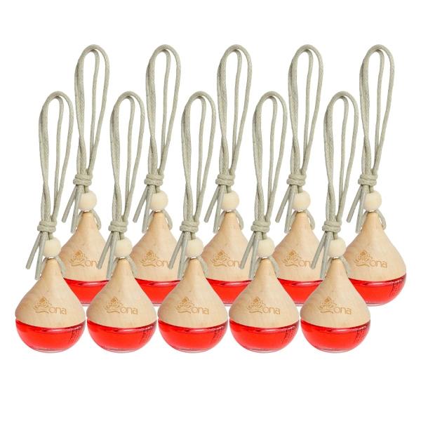 PACK 10 COLGANTE FRESA 6 ML