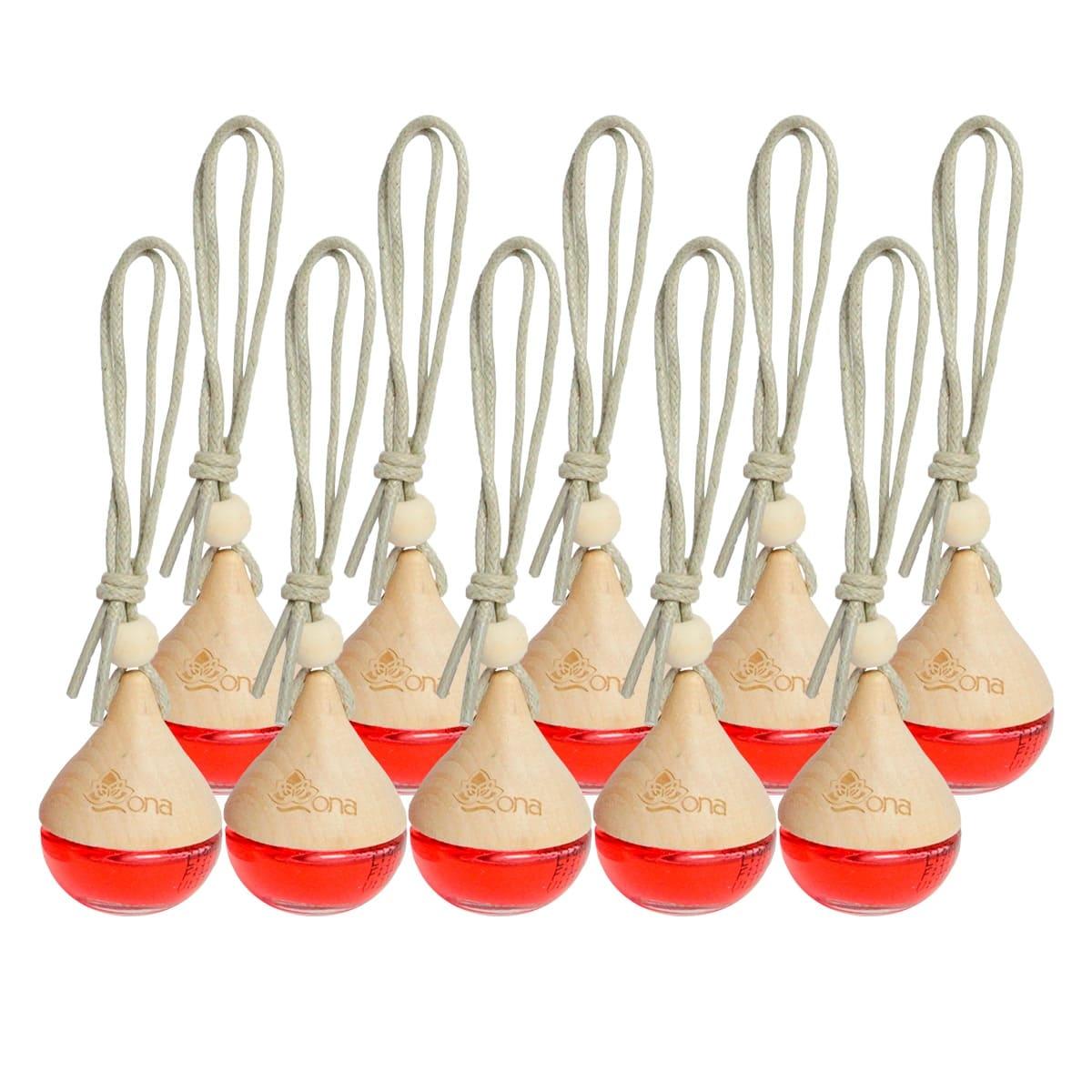 Pack 10 colgante fresa 6 ml