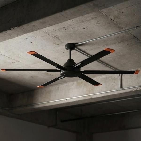 VENTILADOR DE TECHO ALTA VELOCIDAD 72" PARA INTERIOR/EXTERIOR NEGRO