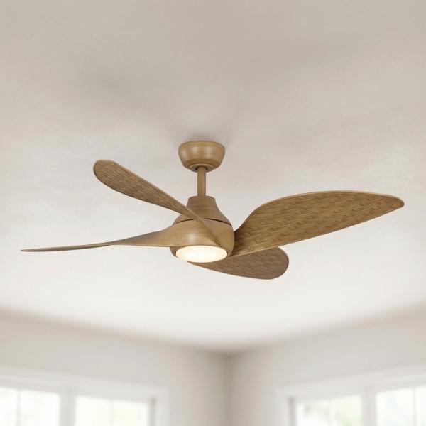 VENTILADOR DE TECHO FERNBROOKE 52" LED INTEGRADO PARA INTERIOR/EXTERIOR CAFÉ