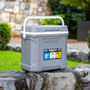 HIELERA 30 QT GRIS DE PLÁSTICO