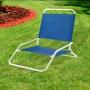 SILLA AZUL PLEGABLE DE PLAYA