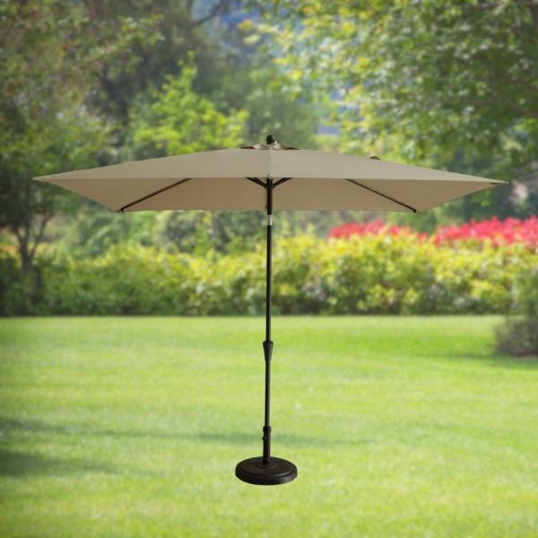 SOMBRILLA RECTANGULAR 6' x 9 BEIGE TAN