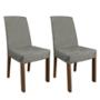 KIT 2 SILLAS CENA 4255 RUSTIC/PLATA