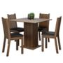 CONJUNTO DE COMEDOR MESA 4 SILLAS RUSTIC