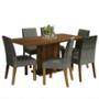COMEDOR 6 SILLAS RUSTIC/SILVER