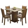 COMEDOR 4 SILLAS RUSTIC/CREMA/BEIGE