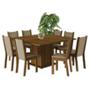 COMEDOR 8 SILLAS RUSTIC/CREMA/BEIGE