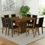 COMEDOR 8 SILLAS RUSTIC/NEGRO