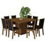 COMEDOR 8 SILLAS RUSTIC/NEGRO