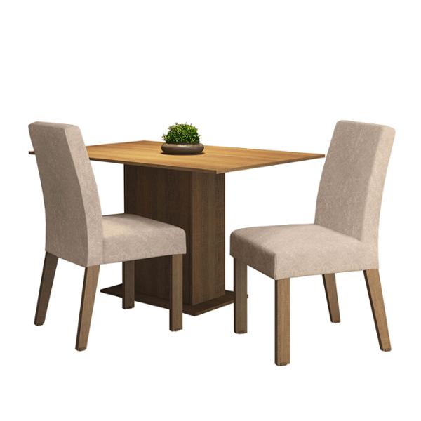 COMEDOR 2 SILLAS RUSTIC/IMPERIAL